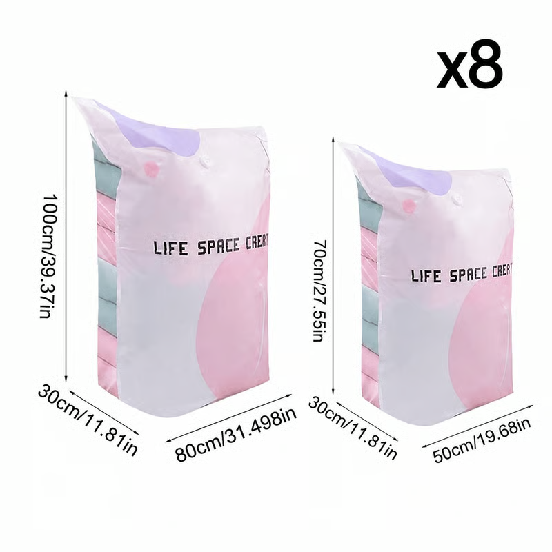 📦 Large-Capacity Vacuum Bags – No Pump Needed! 💨✨