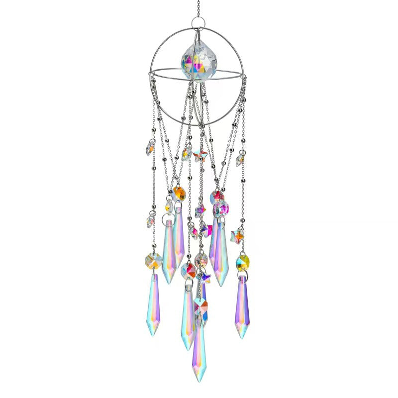 Turn Sunlight Into Sparkling Rainbows π Elegant Hanging Crystal Prism Suncatcher That Brightens Any Space