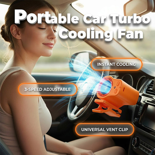 🔥 Portable Turbo Fan with LED Display