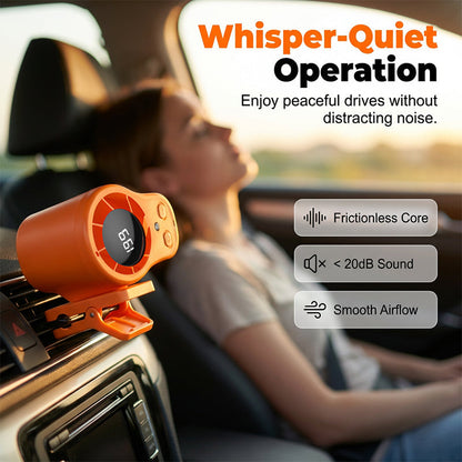 🔥 Portable Turbo Fan with LED Display
