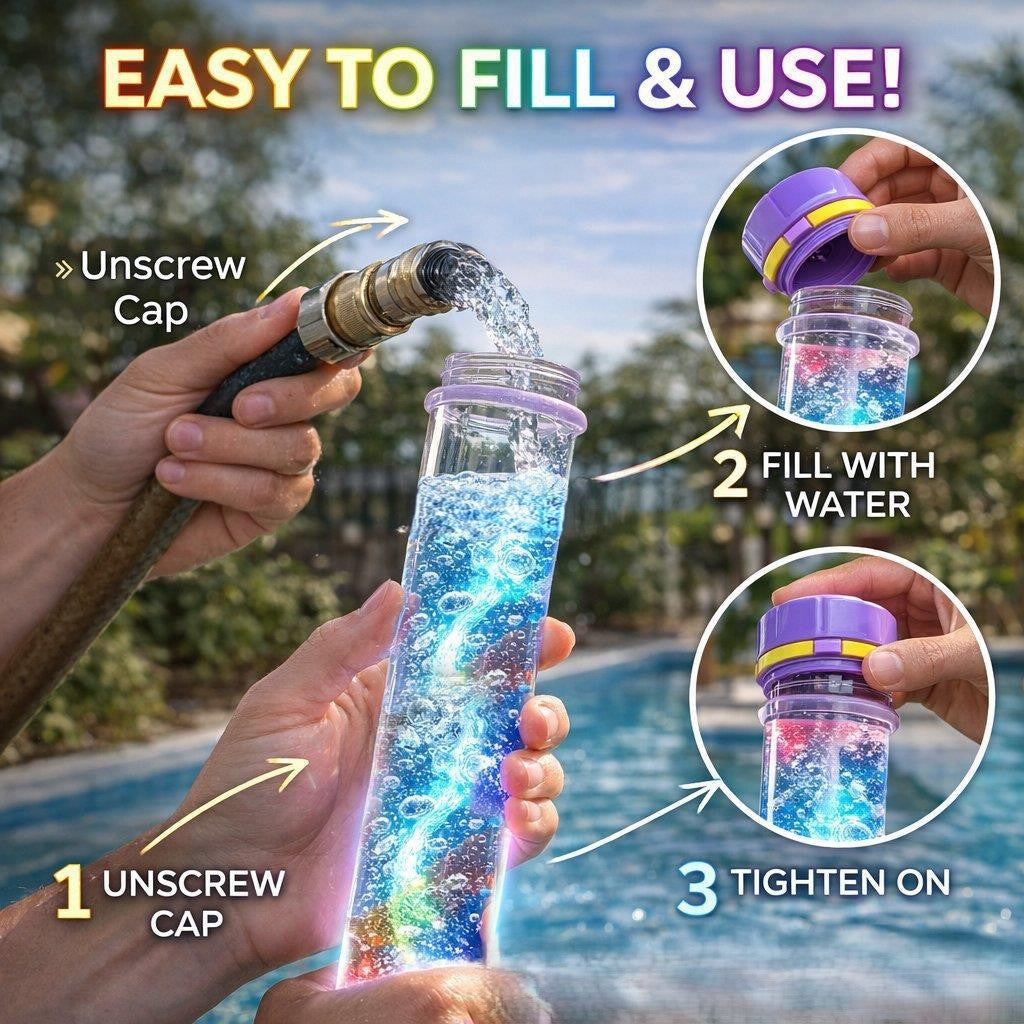 🔥Last Day 50% OFF🌈 Turn Every Backyard Into a Rainbow Light Show💦