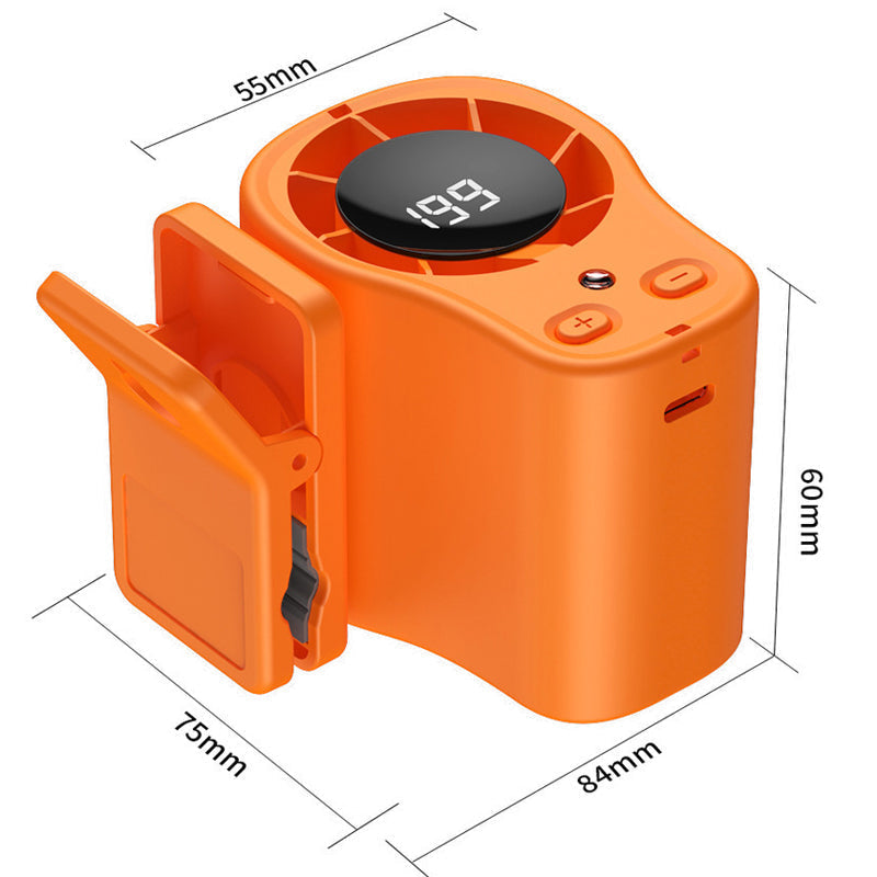 🔥 Portable Turbo Fan with LED Display