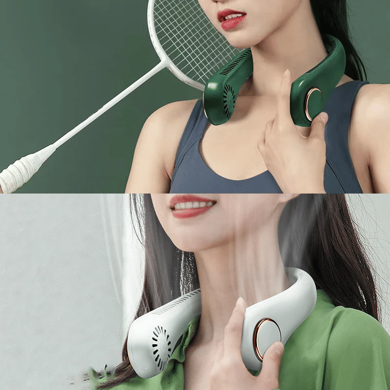 🔥LAST DAY 50% OFF - 🍃360° Portable Bladeless Neck Fan