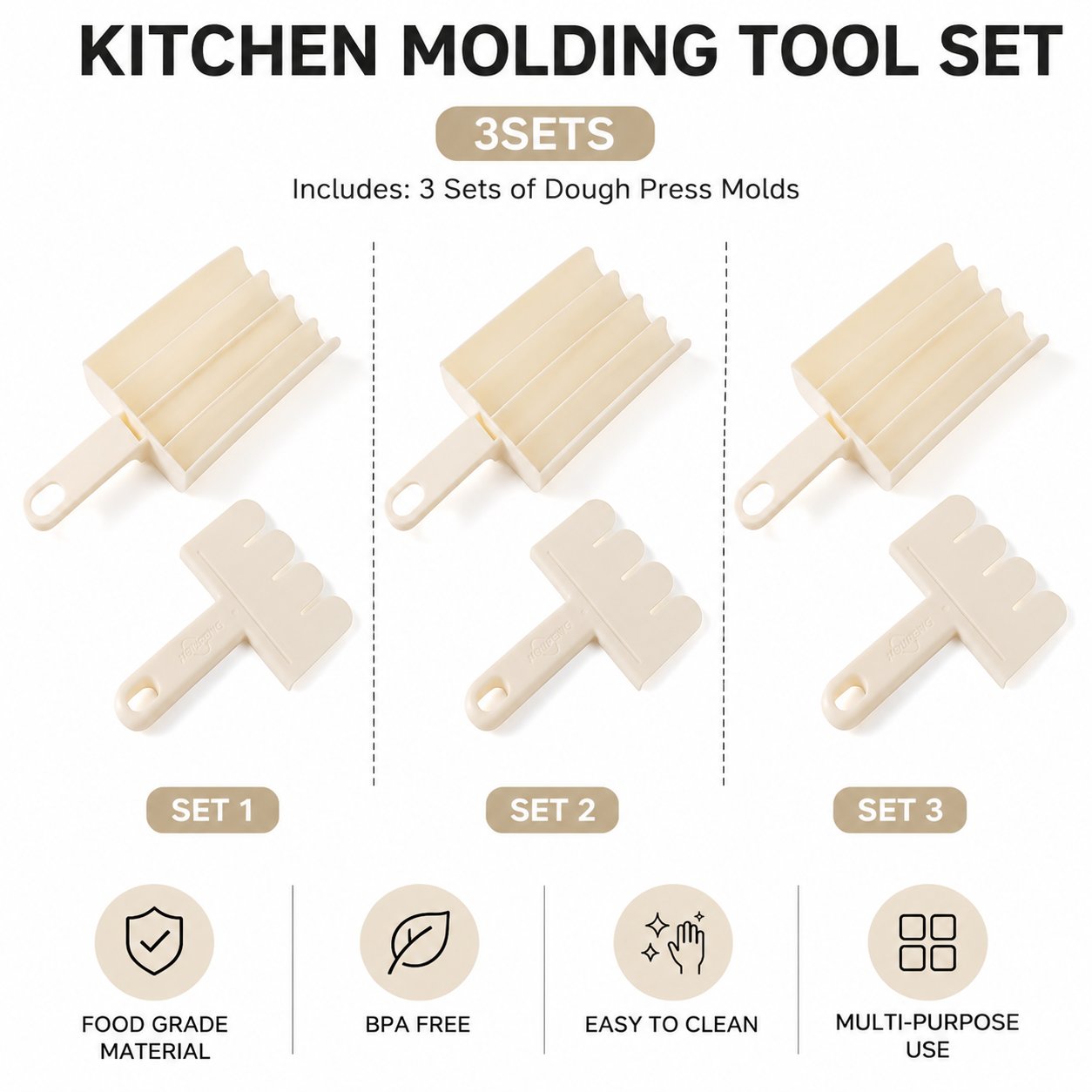 🔥49% OFF! Triple Meatball Maker – Shape 4 Perfect Meatballs at Once for Pasta, Soup & Hot Pot