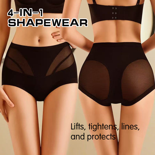 🌸Buy 3 Get 3 Free🌸-4-in-1 🔥High-Waist Breathable Shaping Panties
