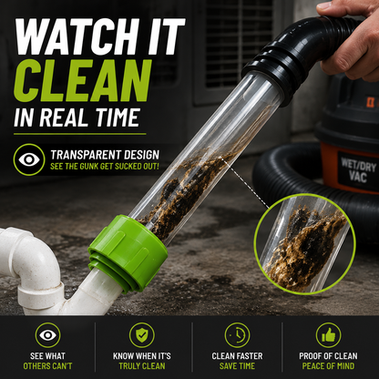 🚨Clear Your AC Drain in Minutes — No Plumber Needed