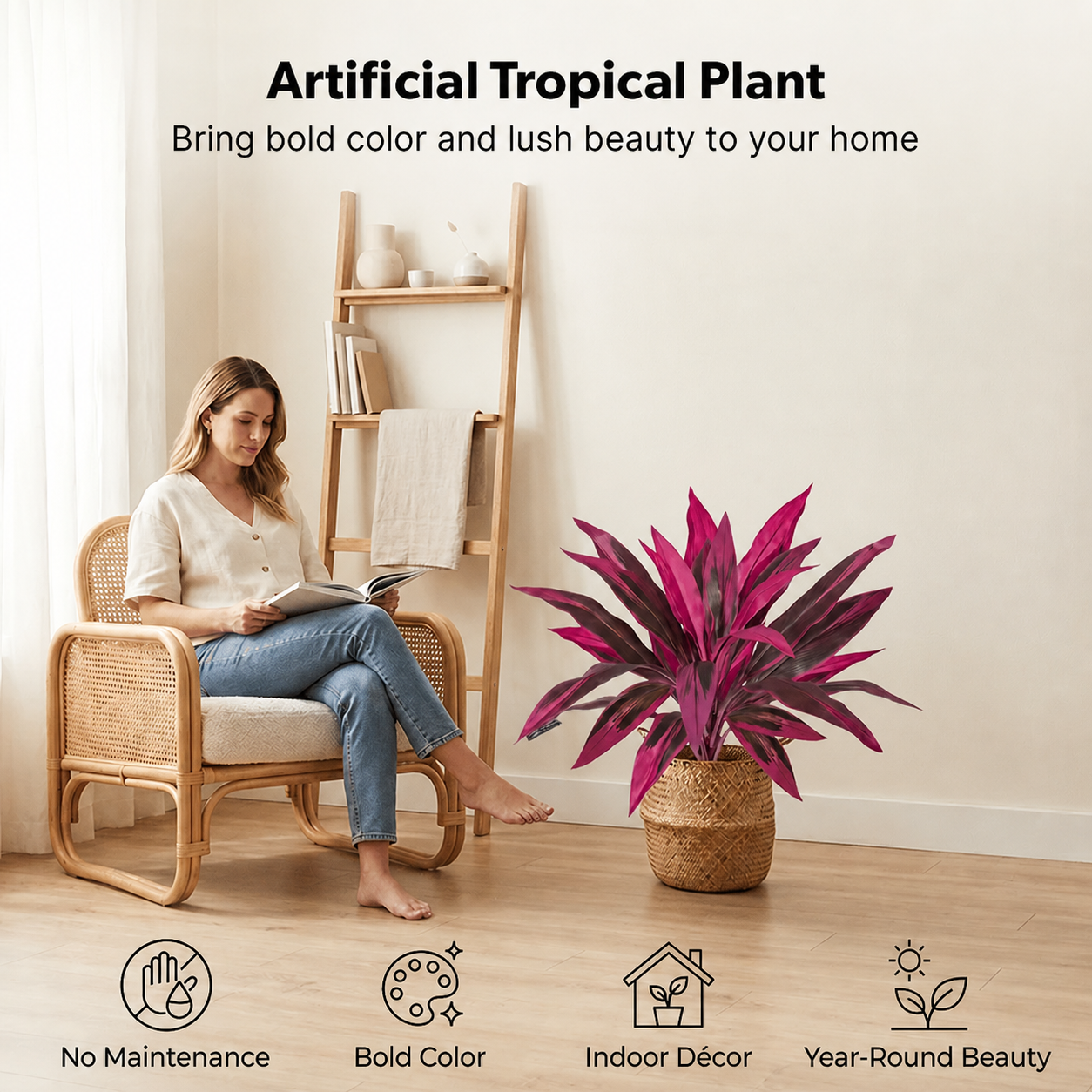 🎁🎁Only 5 Sets Left In Stock! EXTRA 30% OFF Ends Today! Our customers report that just 3–5 bundles instantly transform dull patios, porches & living spaces into a lush tropical paradise with zero maintenance needed!