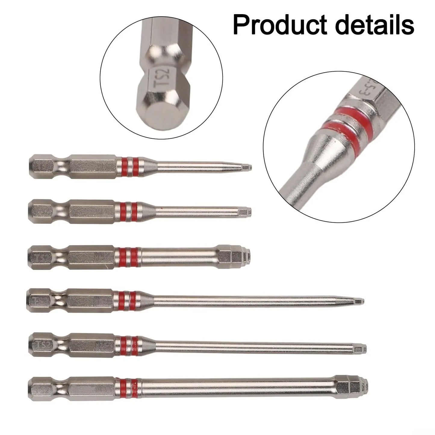 6-Piece Hex Screwdriver Bit Set
