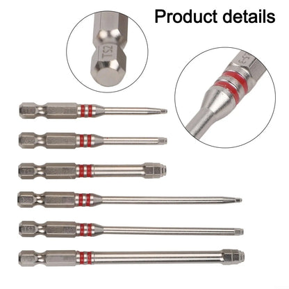 6-Piece Hex Screwdriver Bit Set
