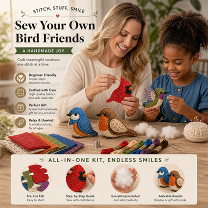 Stitch Your Own Whimsical World! 🐦🍄 Collect All 16 Adorable Plushies & Save Big! ✨