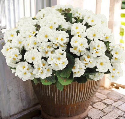 🌸 LAST DAY 50%OFF🌸 Bundles Artificial Geranium Flowers For Outdoors Geranium Flowers Outdoor Artificial Flowers UV Resistant Garden Plants Faux Flowers For Home Kitchen Table Centerpieces Patio Decor