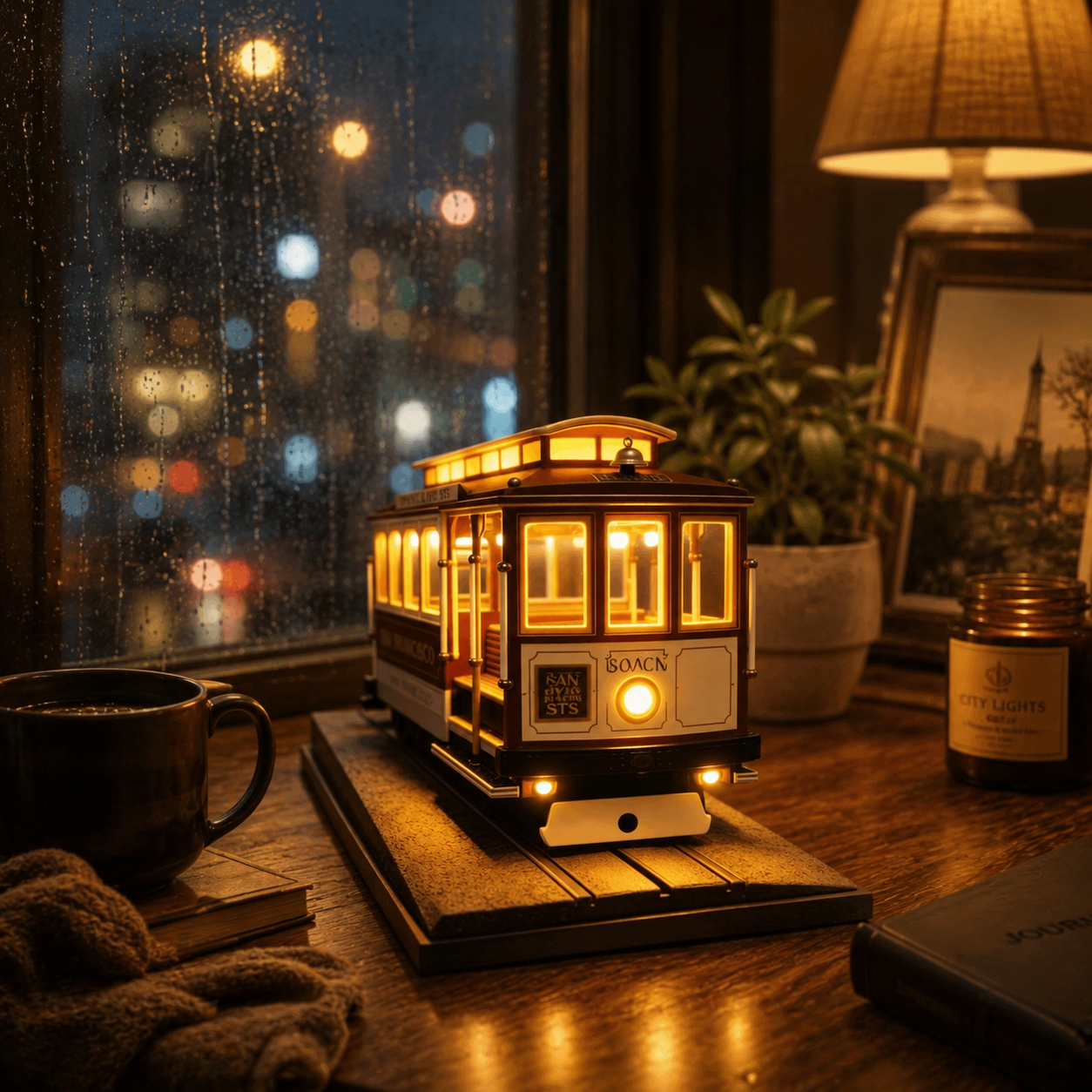 San Francisco Cable Car Lamp