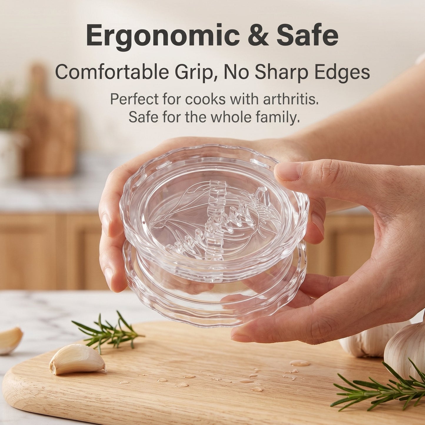 🔥Last Day 50% OFF🧄Manual Garlic Twister & Masher – Crush Garlic in Seconds, No Mess Required