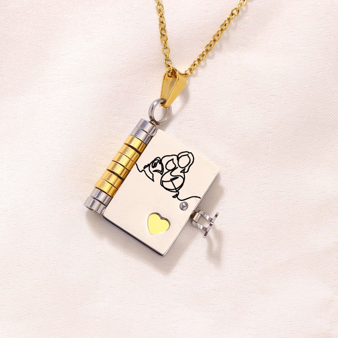 For Granddaughter and daughter - The Most Beautiful Chapter Book Necklace
