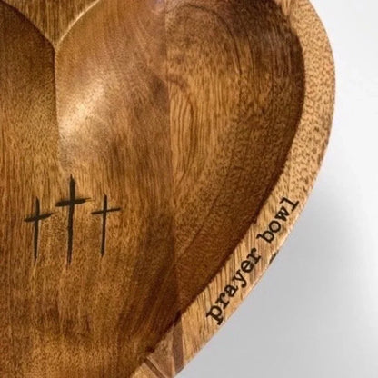 New Heart Prayer Bowl Modern Cross religious gifts