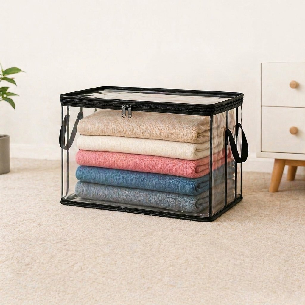 Hot Sale 60% OFF📦Large Heavy-Duty Thick Plastic Clear Storage Bag for Clothes, Moving & Storage