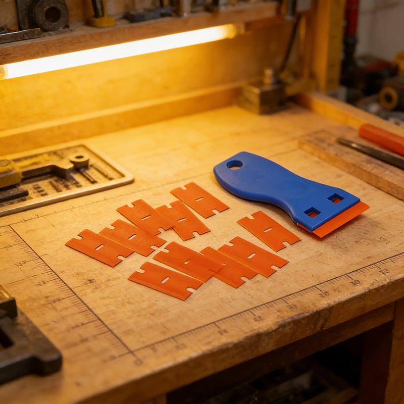 Plastic Razor Blade Scraper