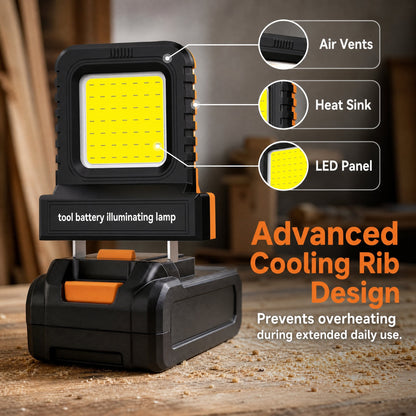 🏆45K+ SOLD🔥High brightness floodlight - for all power tool batteries