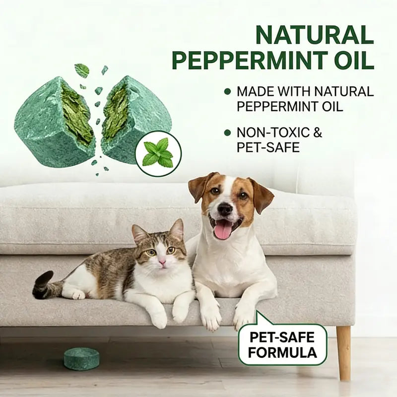 🐀 50% OFF NOW!⚡🟢Natural Peppermint Rodent Repellent Tablets