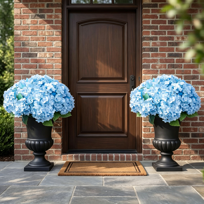 🔥Last Day 70% OFF🔥Artificial Outdoor Hydrangea Flowers - UV resistant, Waterproof, Windproof