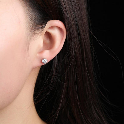 🔥Last Day 70% OFF🔥Classic 4-Prong Moissanite Earrings