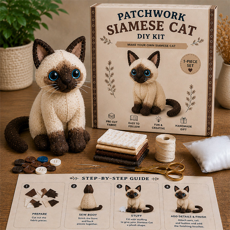 🧵DIY Patchwork Gnome Kit – Create Your Own Adorable Gnome 🧙‍♂️