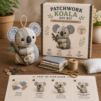 🧵DIY Patchwork Gnome Kit – Create Your Own Adorable Gnome 🧙‍♂️
