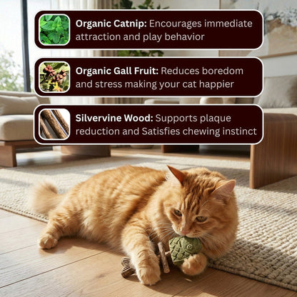 Catnip & Silvervine Chew