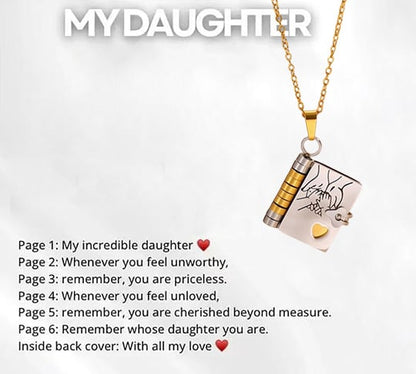 For Granddaughter and daughter - The Most Beautiful Chapter Book Necklace