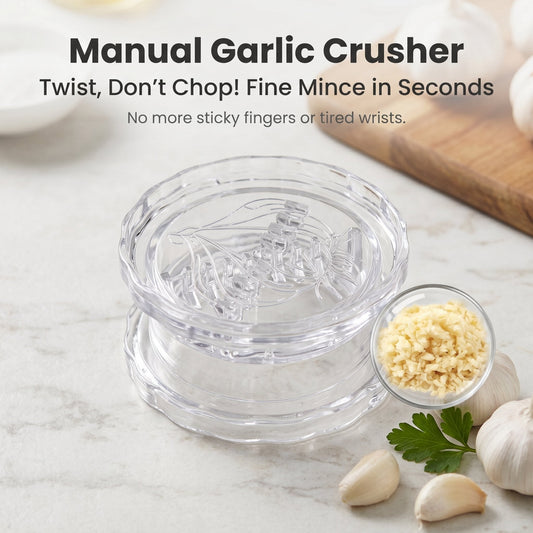 🔥Last Day 50% OFF🧄Manual Garlic Twister & Masher – Crush Garlic in Seconds, No Mess Required