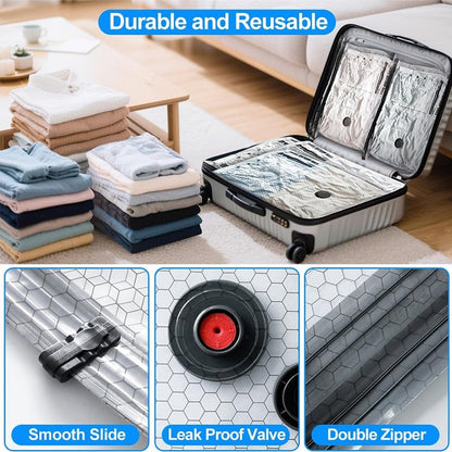 🎁Last day 49% OFF - Cordless Travel Vacuum Storage Compression Bag Set