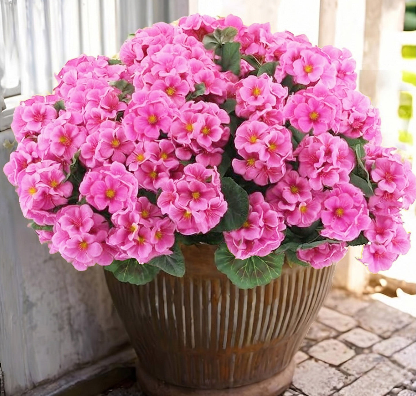 🌸 LAST DAY 50%OFF🌸 Bundles Artificial Geranium Flowers For Outdoors Geranium Flowers Outdoor Artificial Flowers UV Resistant Garden Plants Faux Flowers For Home Kitchen Table Centerpieces Patio Decor