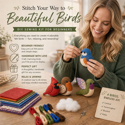 Stitch Your Own Whimsical World! 🐦🍄 Collect All 16 Adorable Plushies & Save Big! ✨