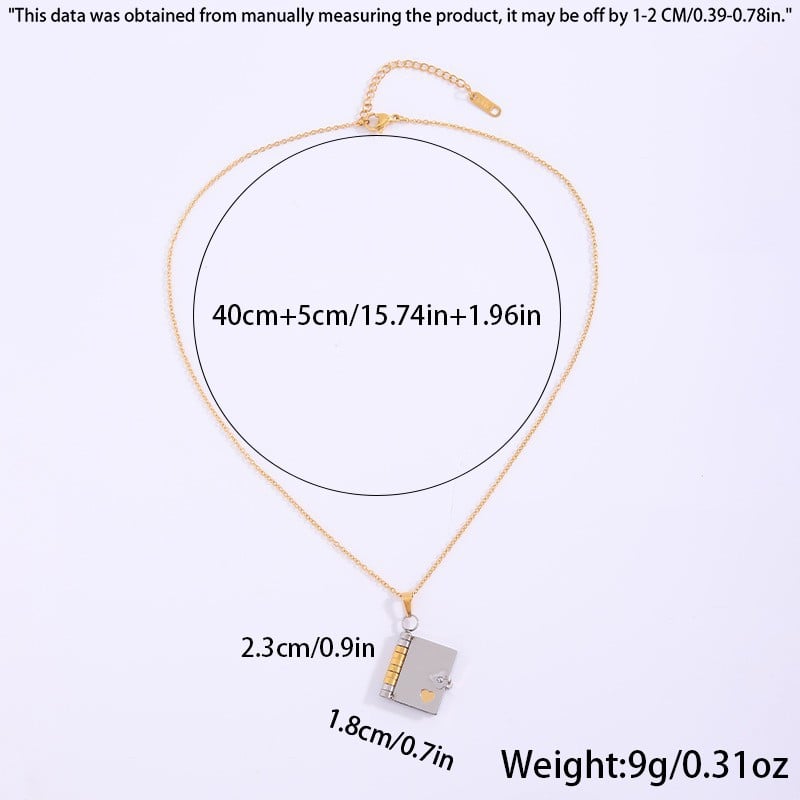 For Granddaughter and daughter - The Most Beautiful Chapter Book Necklace