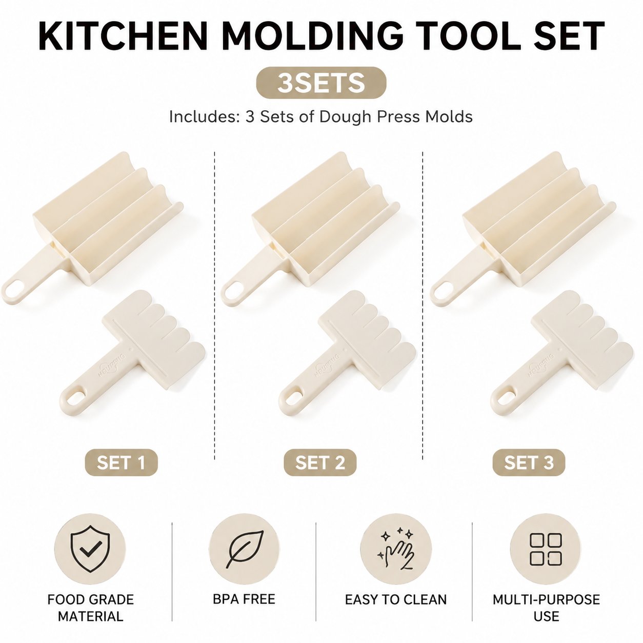 🔥49% OFF! Triple Meatball Maker – Shape 4 Perfect Meatballs at Once for Pasta, Soup & Hot Pot
