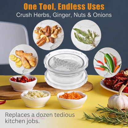 🔥Last Day 50% OFF🧄Manual Garlic Twister & Masher – Crush Garlic in Seconds, No Mess Required