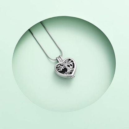 🌳❤️Heart Tree of Life Cremation Memorial Pendant | symbolizing the eternal continuity of life and love.