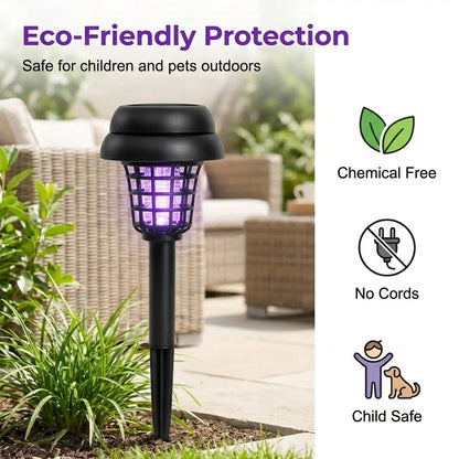 🔥Last Day 50% OFF ✨Solar Mosquito Zapper Light | 0 Electricity Bill | Pets & Kids Safe
