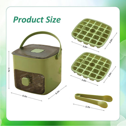 🥳2026 HOT SALE🥳💞50K+ SOLD!🧊Portable Ice Maker with Lid and Storage Box (48 cubes)