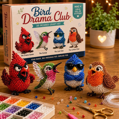 🔥LAST DAY 50% OFF - 🧵✨ Creative Beaded Mini World 3D DIY Kit Collection