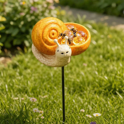 🐝 Cute Animal Design Garden Watering Station, Outdoor Decorative Water Bowl for Bees Butterflies and Small Wildlife