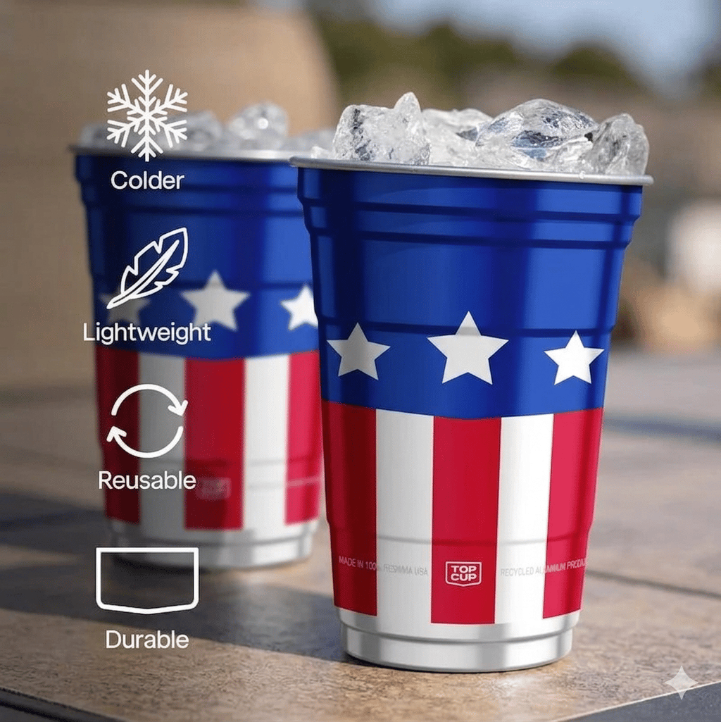 🎉Factory Direct Sales 49% Off - 🇺🇸 250th Anniversary Patriotic Aluminum Party Cups
