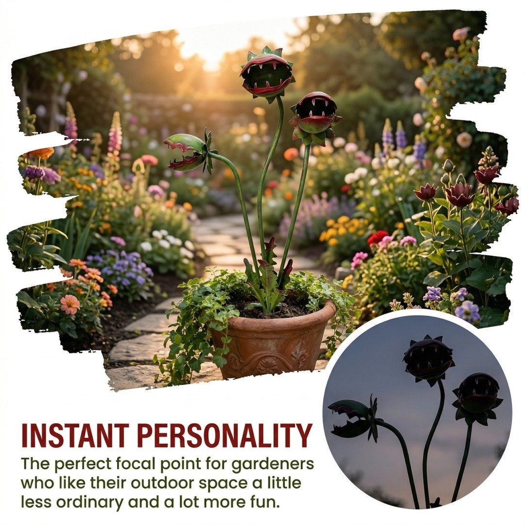 🔥 Limited-time 50% OFF! Fun carnivorous plant-shaped garden inserts – add a unique and interesting surprise to your garden!