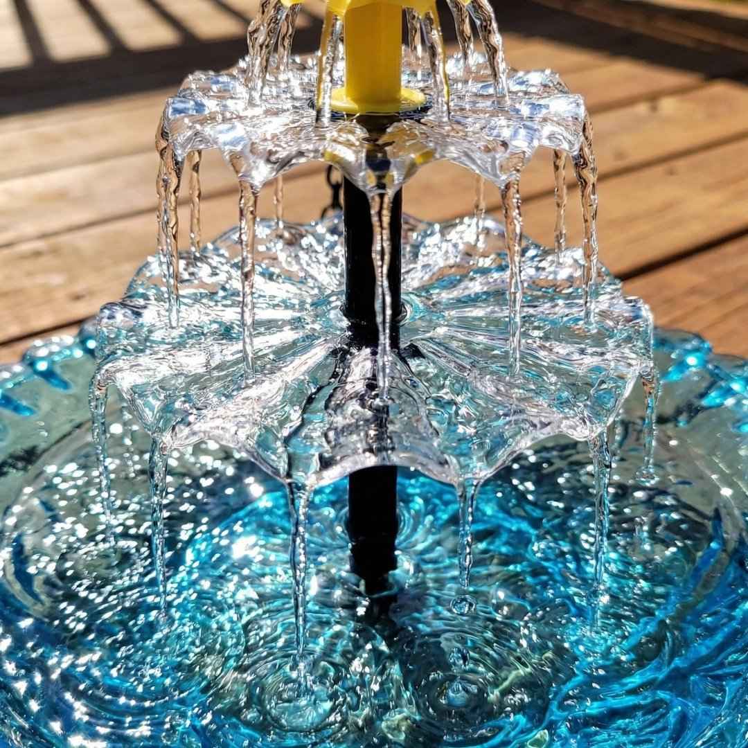 ✨2026 Spring special offer 50% off-🐦Solar Cascade Hanging Bird Bath Fountain