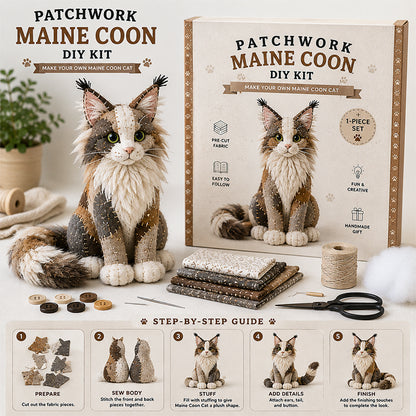 🧵DIY Patchwork Gnome Kit – Create Your Own Adorable Gnome 🧙‍♂️