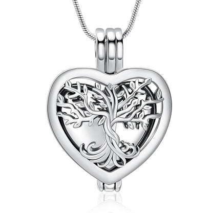 🌳❤️Heart Tree of Life Cremation Memorial Pendant | symbolizing the eternal continuity of life and love.