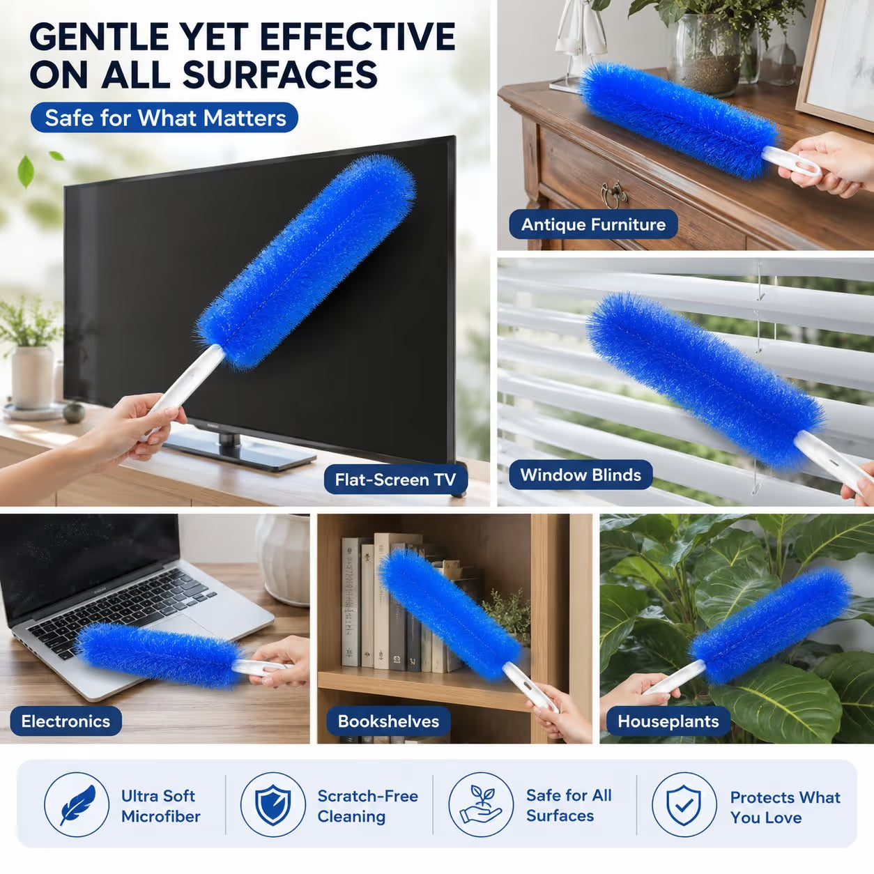 The Ultimate Bendable Microfiber Dust Remover(3 Counts)