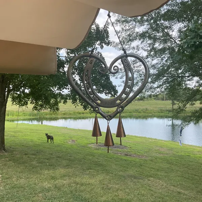 💥LAST DAY 49% OFF🔥The Horseshoe Heart Wind Chime ❤🐎