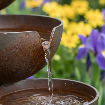 🔥Hot Sale 50% OFF🔥Bring Life Back To Your Garden – Peaceful Cascading Rain Catcher Bird Bath For Welcoming Garden Wildlife🌿🐦