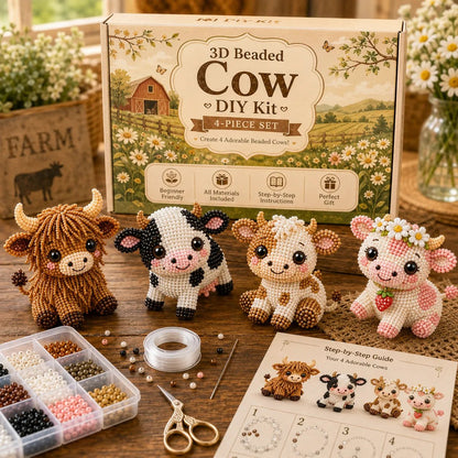 🔥LAST DAY 50% OFF - 🧵✨ Creative Beaded Mini World 3D DIY Kit Collection